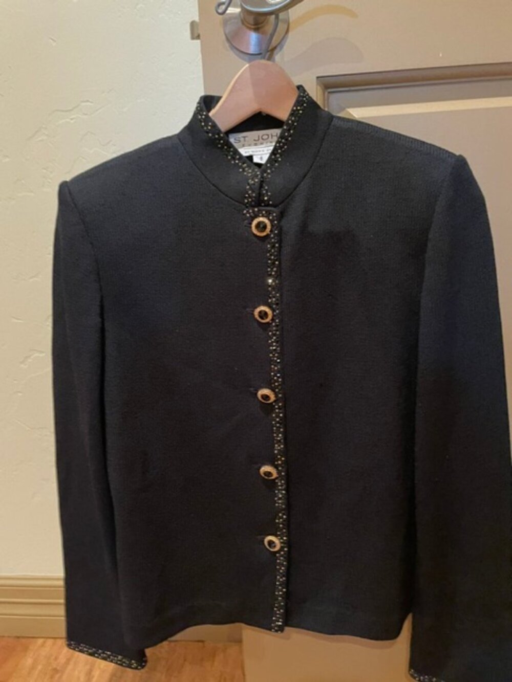 St. John Evening (by Marie Gray) Black Jacket